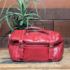 Avon Cherry Red Make Up/ Travel Bag